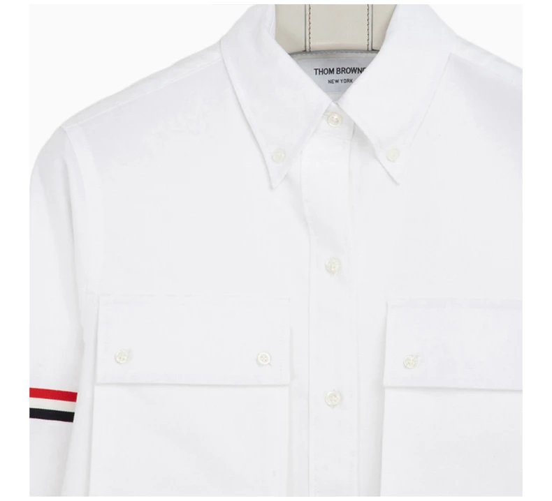 商品Thom Browne|THOM BROWNE 白色女士衬衫 FLL098E-06177-100,价格¥2804,第7张图片详细描述