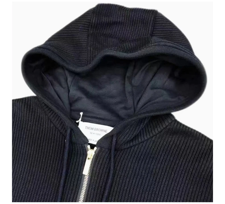 商品Thom Browne|THOM BROWNE 男藏蓝色男士卫衣/帽衫 MJT140A-04447-415,价格¥2648,第1张图片详细描述