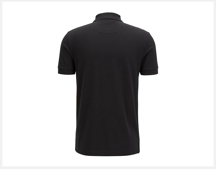 商品Hugo Boss|Hugo Boss 雨果博斯 男士纯色纯棉刺绣BOSS胸标时尚休闲短袖POLO衫 PIRO-50388956-001,价格¥655,第6张图片详细描述