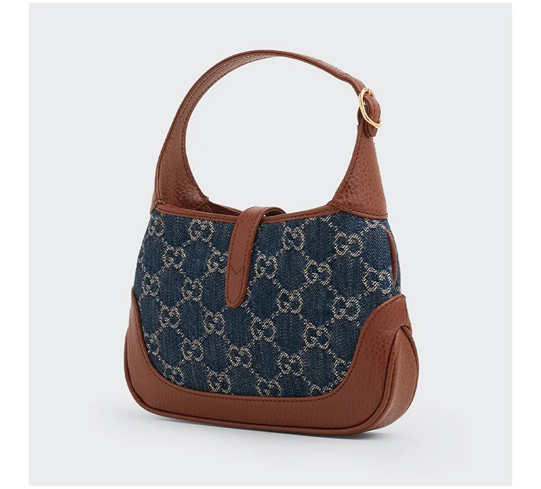 商品[国内直发] Gucci|GUCCI 拼色女士单肩包 637092-2KQGG-8375,价格¥17107,第5张图片详细描述