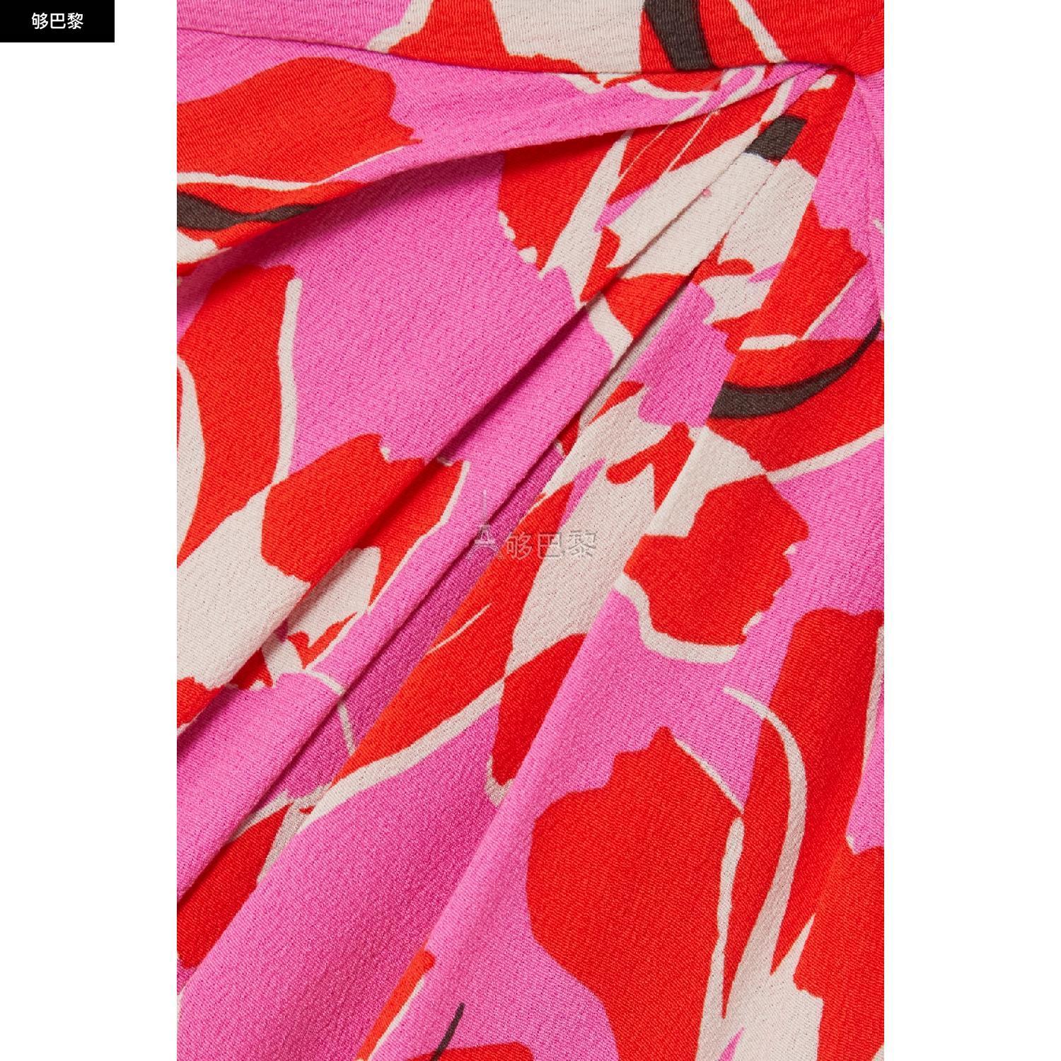 商品Diane von Furstenberg|包邮包税【预售7天发货】 DIANE VON FURSTENBERG 23秋冬 女士 连衣裙 Ace 花卉印花绉纱超长连衣裙 1647597309096825 DVFDS2R011PTLPM ,价格¥5822,第7张图片详细描述