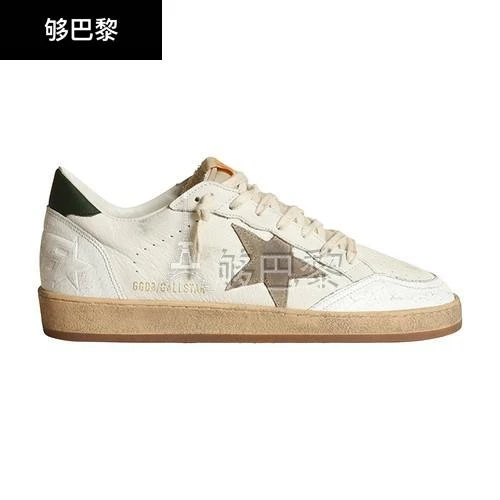 商品Golden Goose|包税【预售7天发货】 GOLDEN GOOSE 23秋冬 男士 休闲运动鞋 Ball Star 运动鞋 GOG5U9E7WHT,价格¥4659,第3张图片详细描述