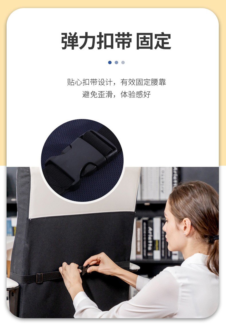 商品[国内直发] FUWUQU|福物区 慢回弹靠垫办公室腰垫汽车腰靠 腰枕腰背抱枕靠枕垫腰托 沙发座椅 靠背车载垫子 标配,价格¥84,第3张图片详细描述