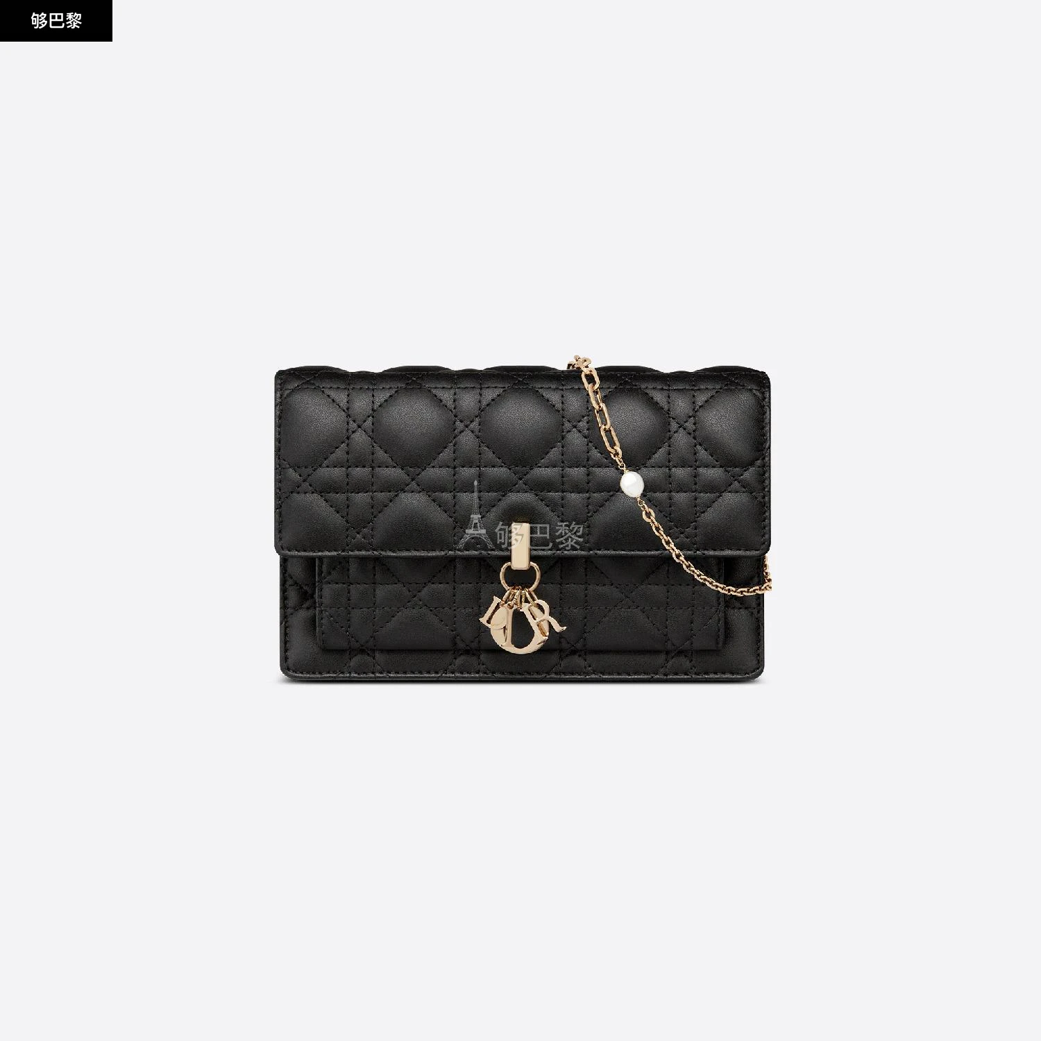 商品Dior|【预售】 迪奥 24秋冬 女士 单肩包 Lady Dior 链条手袋 S0937ONMJ_M900,价格¥19816,第3张图片详细描述