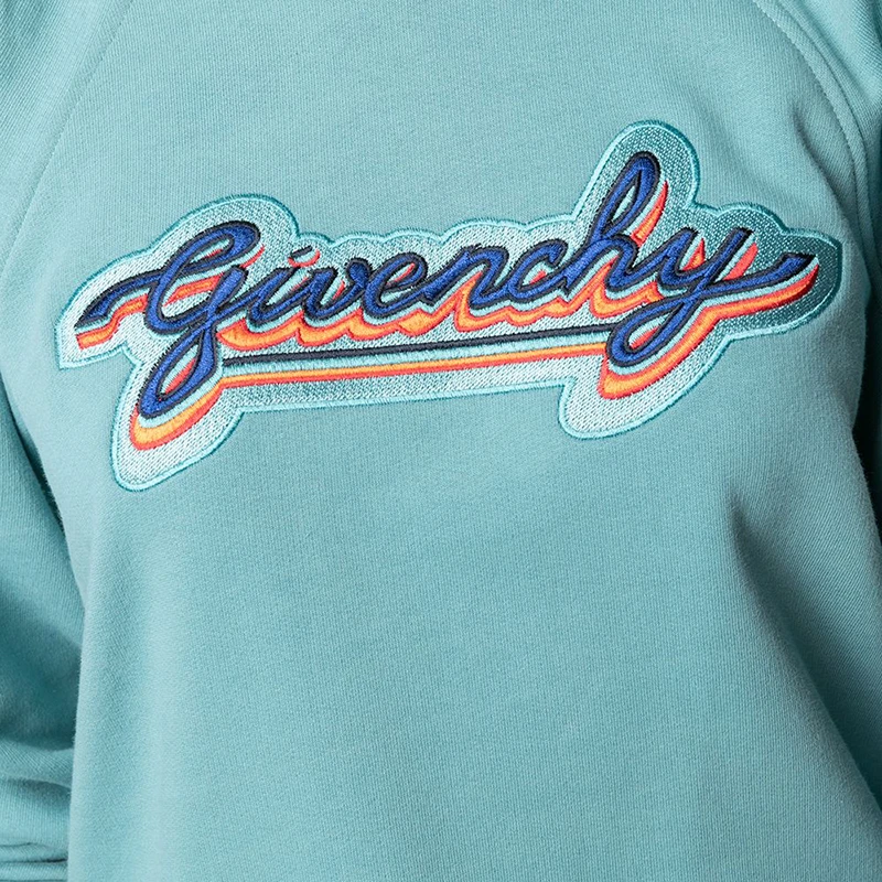 商品Givenchy|GIVENCHY 纪梵希 女士蓝色卫衣/帽衫 BWJ01U3Z4V-468,价格¥5342,第2张图片详细描述