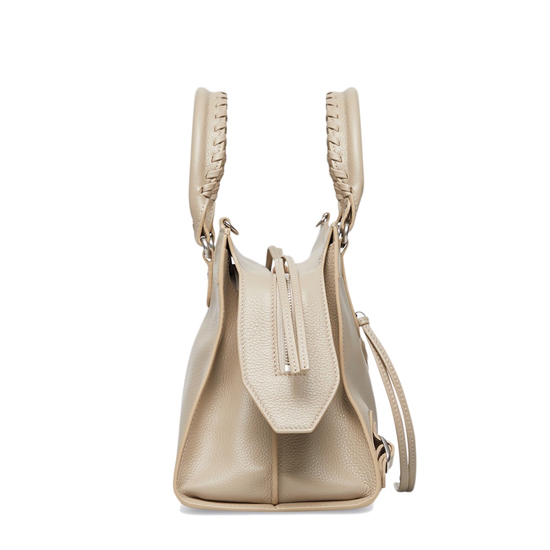 商品Balenciaga|Balenciaga/巴黎世家 NEO CLASSIC系列 女士小号米色粒面小牛皮手提包67862915Y4Y2906,价格¥15659,第2张图片详细描述