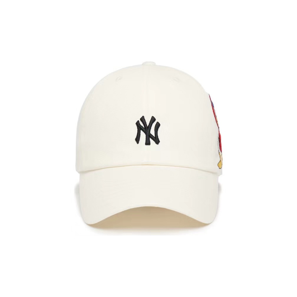 商品MLB|【享贝家】 Disney迪士尼唐老鸭联名 刺绣潮流 鸭舌帽 米色/白色/黑色/蓝色 3ACPD011N ,价格¥157,第6张图片详细描述