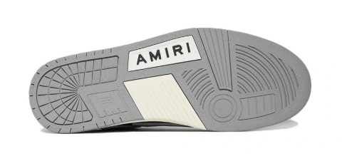 商品[国内直发] AMIRI|Amiri  Skel-top 休闲时尚板鞋 骨头鞋 黑灰色,价格¥4203,第4张图片详细描述