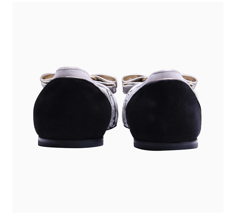 商品[国内直发] Salvatore Ferragamo|Salvatore Ferragamo 菲拉格慕 女士平底鞋牛皮拼色 01-M487-667441,价格¥3426,第8张图片详细描述