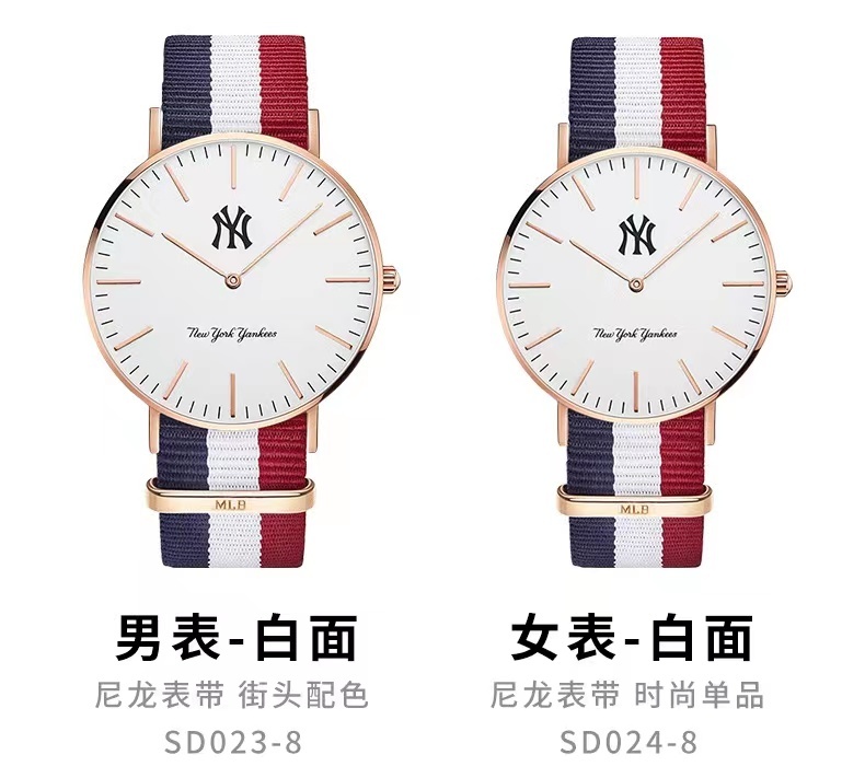 商品[国内直发] MLB|时尚休闲石英手表潮牌防水学生表 MLB-SD024,价格¥442,第7张图片详细描述