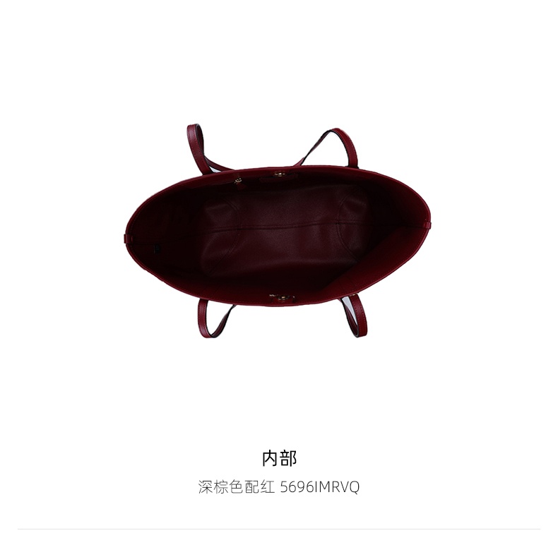 商品Coach| 蔻驰新款女士时尚单肩手提托特包多色 冰川白,价格¥1661,第15张图片详细描述