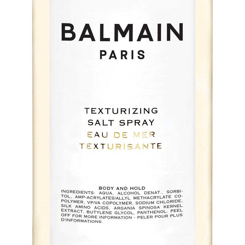 商品Balmain|巴尔曼美发海盐造型喷雾200ml 蓬松摩登定型,价格¥356,第11张图片详细描述