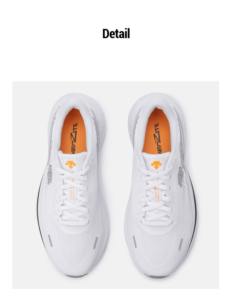 商品DESCENTE|【Brilliant|包邮包税】白色高弹缓震跑鞋SO313RRN71-WHT0,价格¥538,第9张图片详细描述