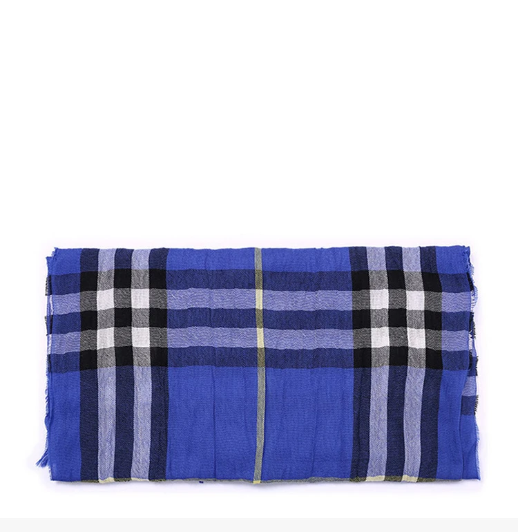 商品Burberry|Burberry 博柏利 男士羊毛混纺格纹围巾 3954158,价格¥1599,第6张图片详细描述