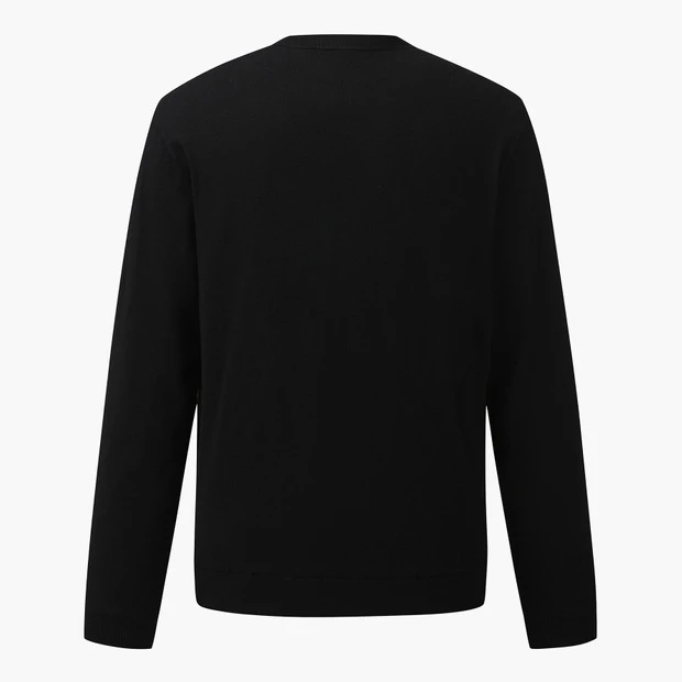 商品【预售商品15天发货】 DESCENTE|高球系列男士轻便防风毛衣适合周末休闲穿着 DO42MFKPO9-BLKG,价格¥1413,第5张图片详细描述