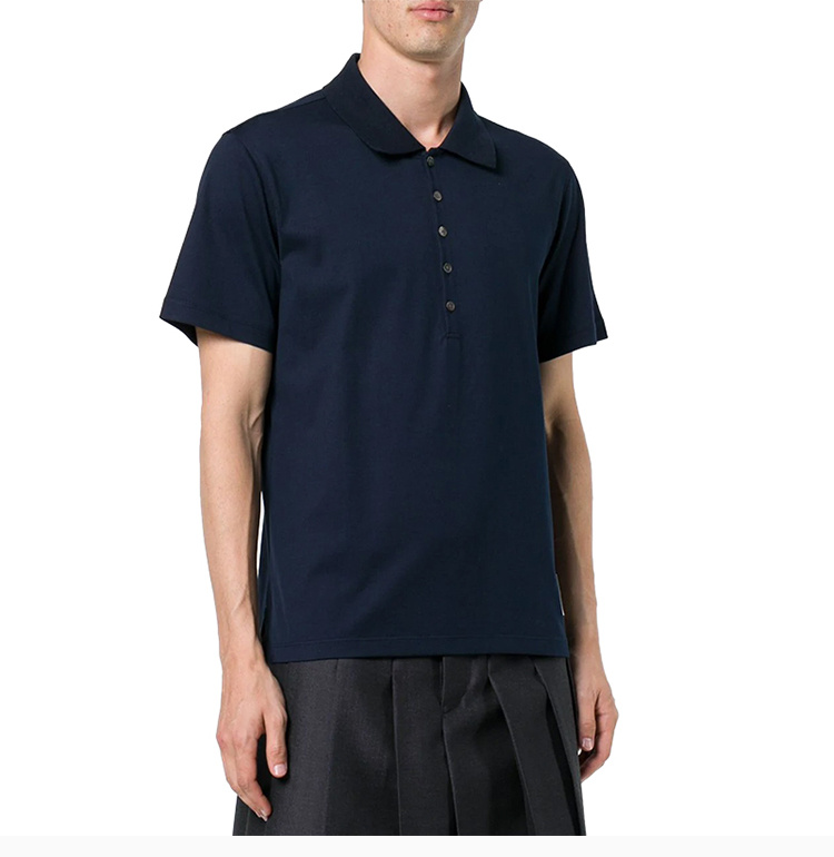 商品Thom Browne|Thom Browne 男士蓝色polo短袖上衣 MJP052A-00042-415,价格¥1339,第9张图片详细描述