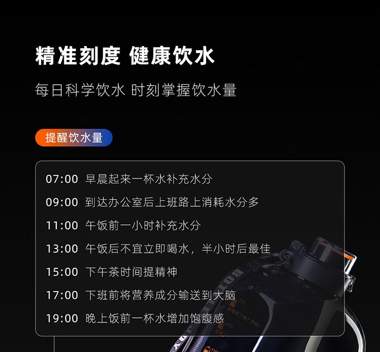 商品[国内直发] BOTTLED JOY|BOTTLED JOY吨吨桶运动水壶大容量户外健身�便携冠军同款带提绳刻度提醒 1.5L,价格¥65,第6张图片详细描述