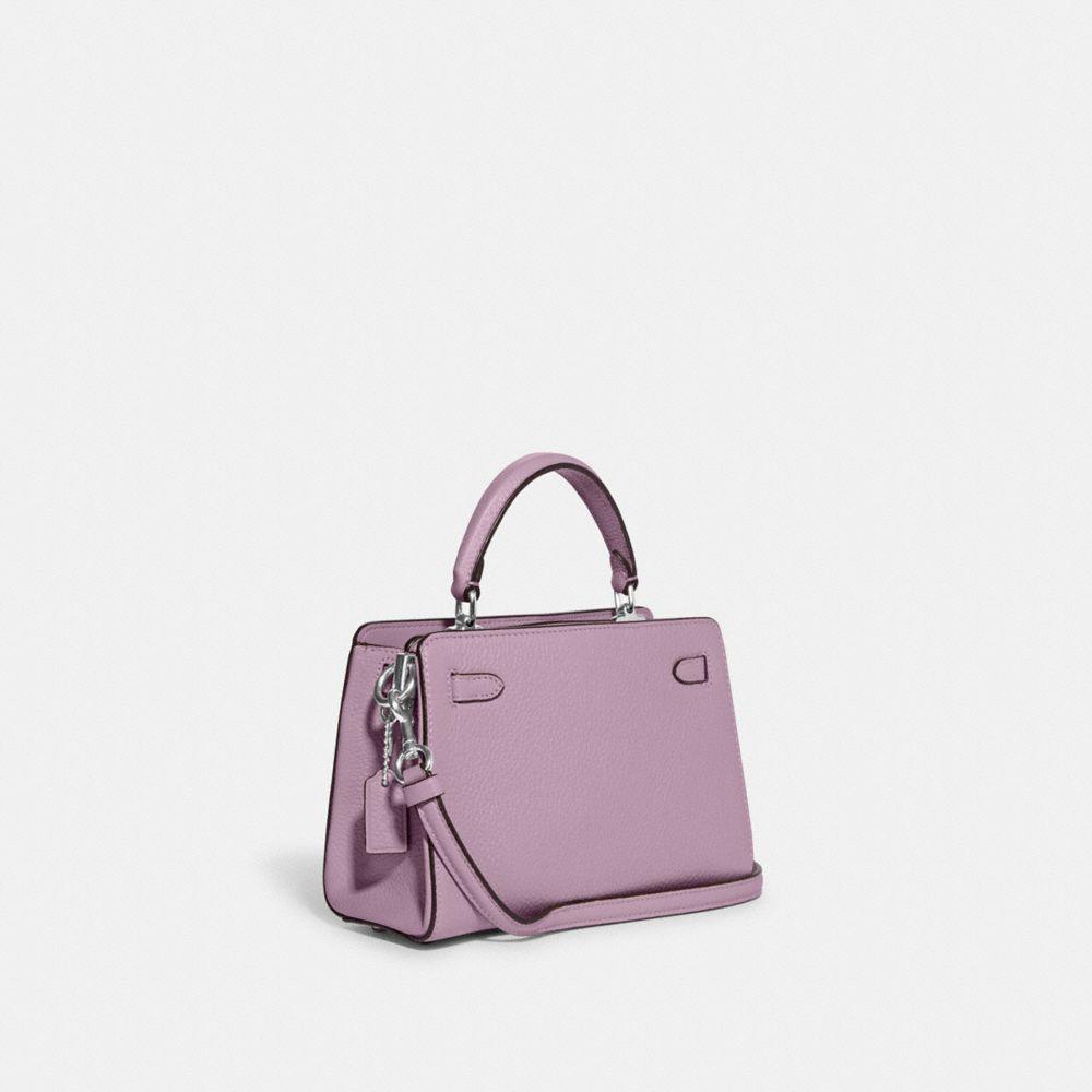 商品[国内直发] Coach|【清仓价】蔻驰女包Lane 20女士手提单肩斜挎包粉色拼色20*16*9 cm CA119 B4TA7,价格¥960,第5张图片详细描述