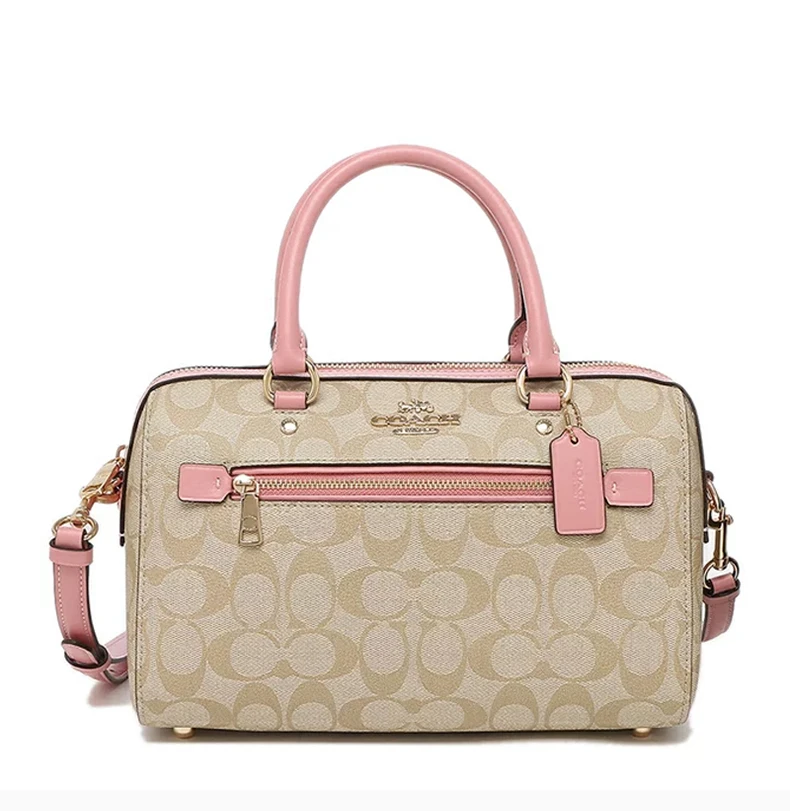 商品Coach|COACH 女士拼色手提包 F83607IMSDJ,价格¥1079,第5张图片详细描述