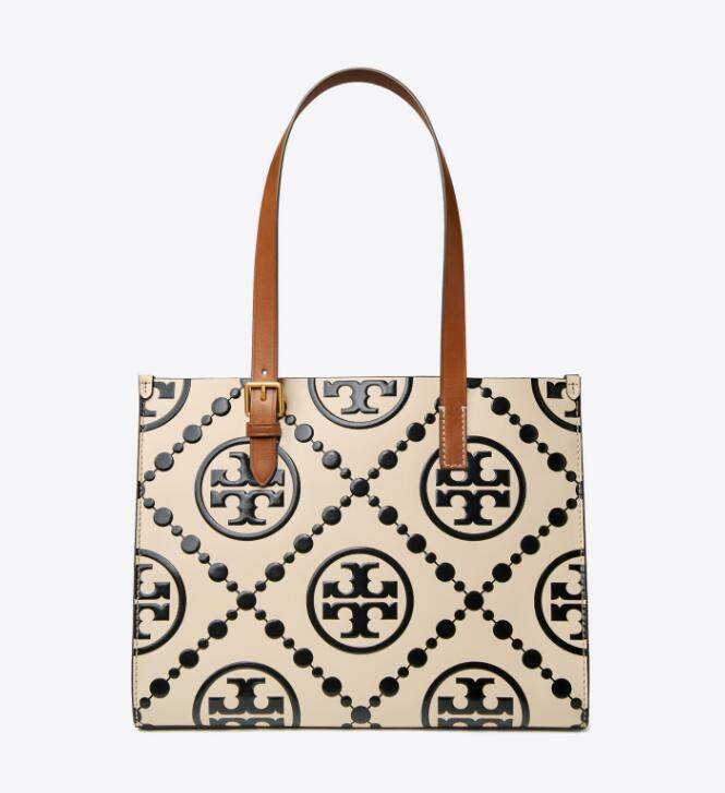 商品Tory Burch|汤丽伯奇女士皮革一面黑一面浅色手提单肩包150310-001（香港仓发货）,价格¥3794,第10张图片详细描述