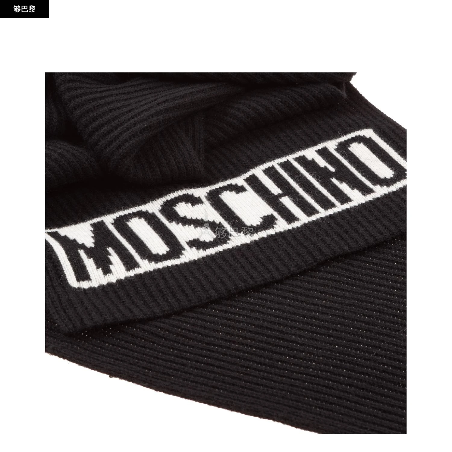 商品Moschino|【特惠9.3折】包邮包税【预售7天发货】 MOSCHINO 2023��秋冬 女士 围巾 围巾 2586954 50184M5541016 ,价格¥1655,第6张图片详细描述