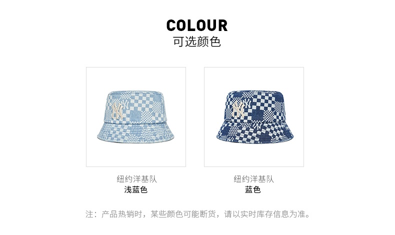 商品[国内直发] MLB|【官方防伪验证 国内发】MLB 渔夫帽男女NY棉质水桶帽时尚洋基道奇LA渔夫帽休闲百搭户外遮阳帽 3AHT8602N,价格¥194,第13张图片详细描述