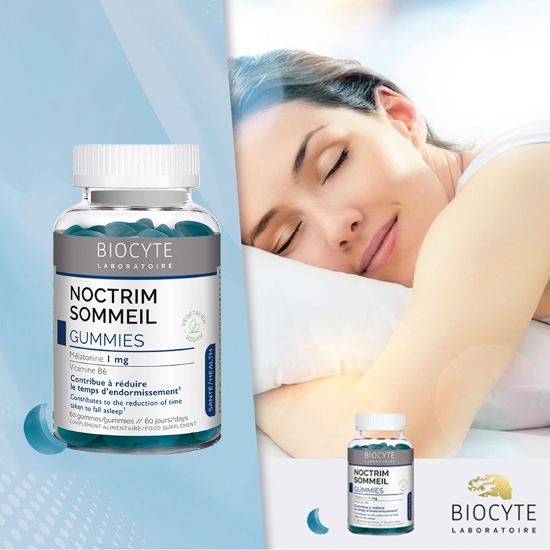 商品Biocyte|碧维斯助眠褪黑素软糖 60颗 调节睡眠改善入睡困难,价格¥157,第2张图片详细描述