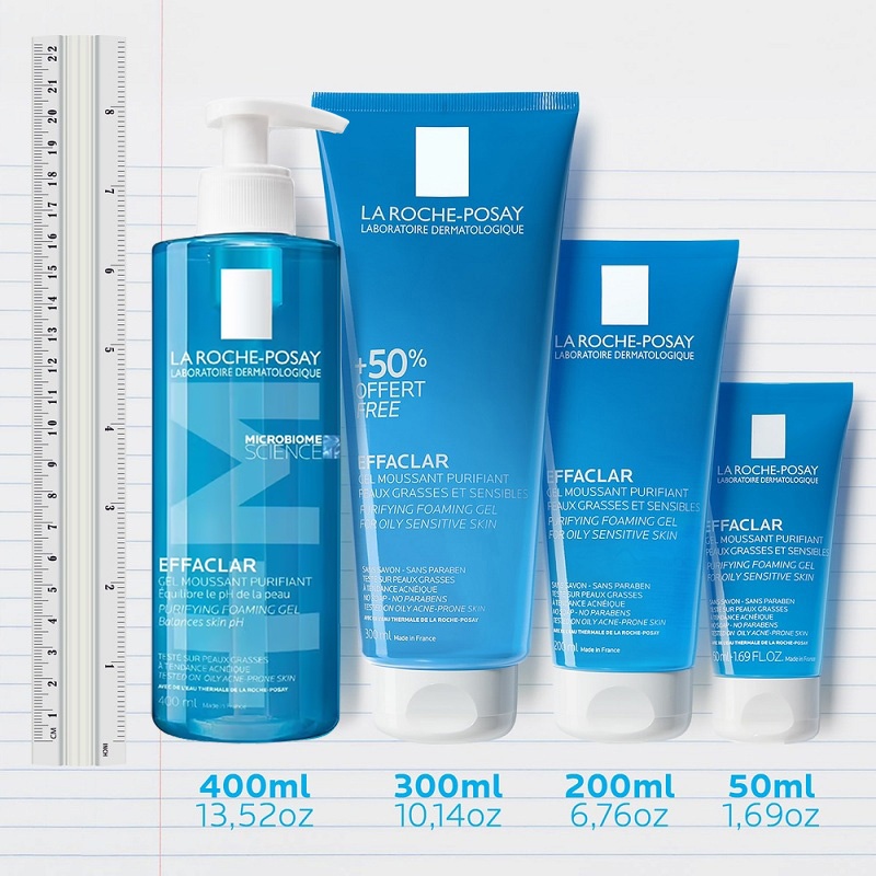 商品La Roche Posay|LA ROCHE-POSAY理肤泉 清痘净肤舒缓洁面啫喱 #400ml,价格¥182,第9张图片详细描述