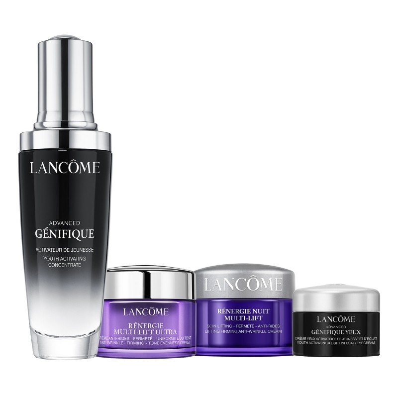 商品Lancôme|Lancome兰蔻小黑瓶精华限量套装3件套 精华50ml+素颜日霜15ml+素颜晚霜15ml+眼霜5ml,价格¥711,第4张图片详细描述