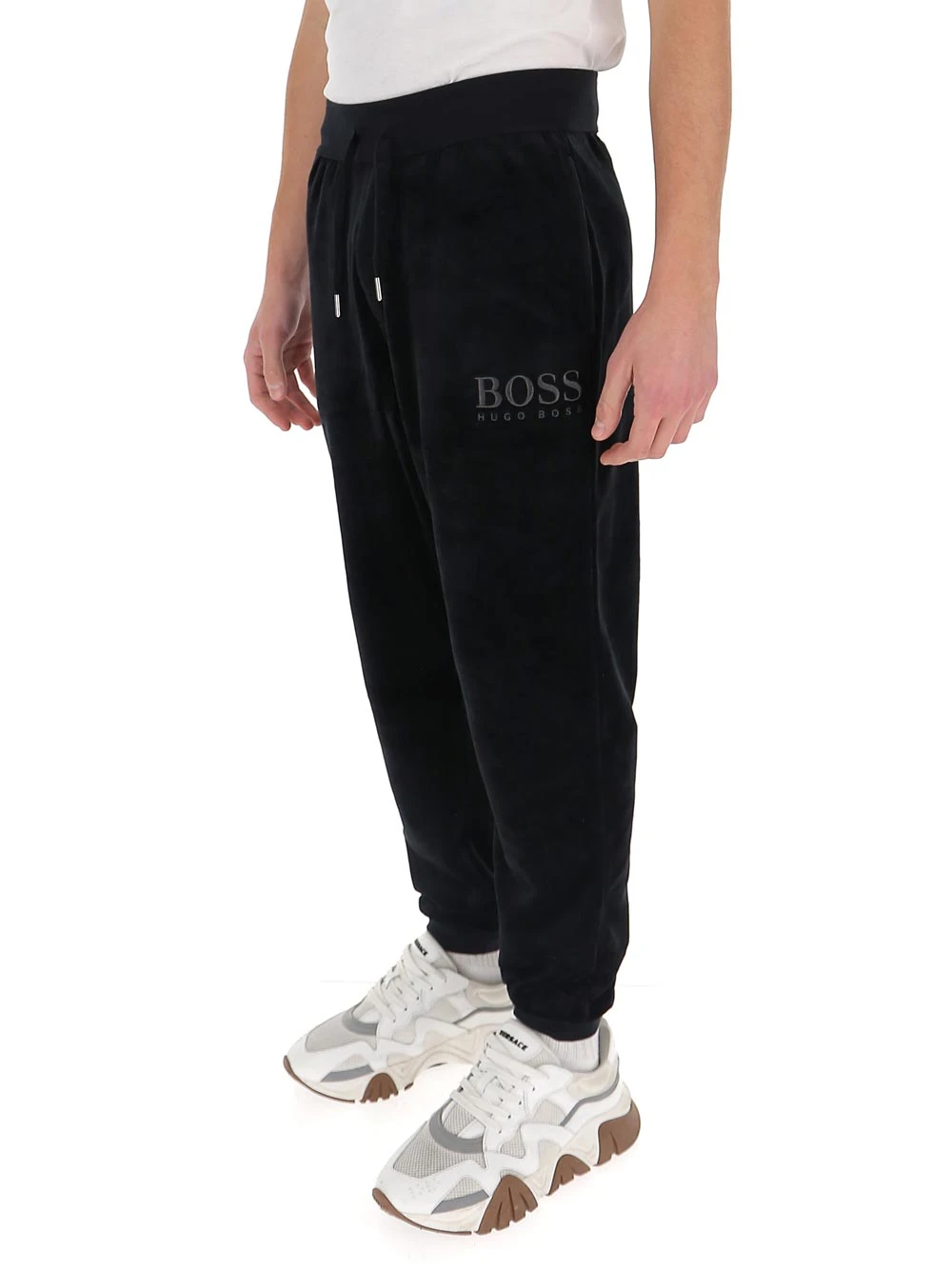 商品[国内直发] Hugo Boss|HUGO BOSS 雨果博斯 男士黑色休闲裤 50442821-001,价格¥602,第5张图片详细描述