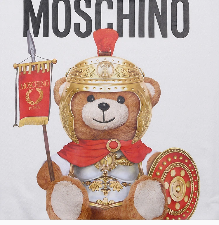 商品[国内直发] Moschino|Moschino 莫斯奇诺 女士白色长袖运动衫 EV1702-5527-2002-912,价格¥1292,第8张图片详细描述