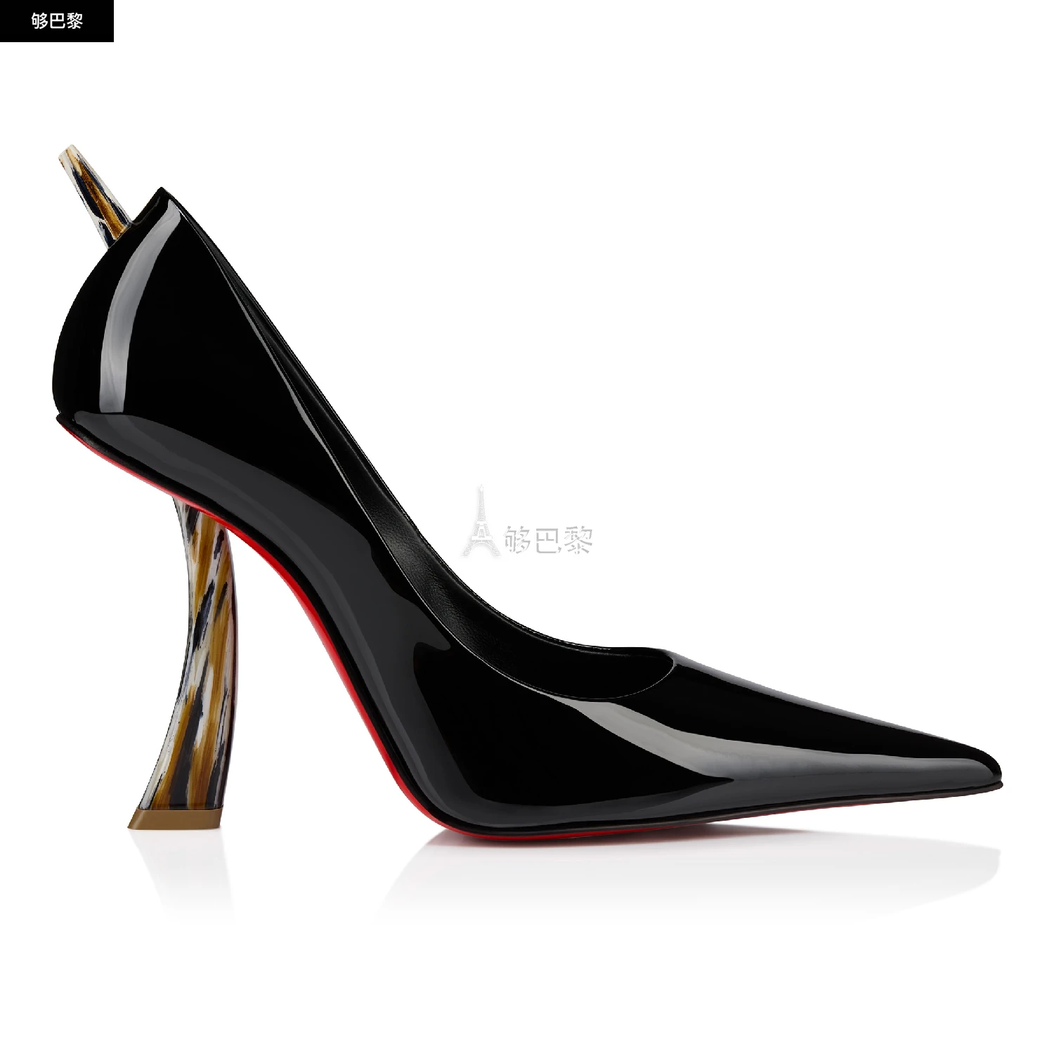 商品Christian Louboutin|【预售】 CL红底鞋 25春夏 女士 高跟鞋 Kate Clawmax 1250990t339,价格¥9483,第2张图片详细描述