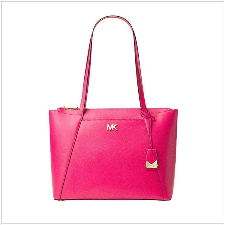 商品[国内直发] Michael Kors|Michael Kors 迈克高仕 女士粉色牛皮挎包 30S8GN2T2L-ULTRAPINK,价格¥869,第4张图片详细描述