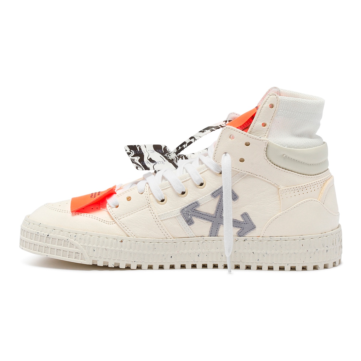 商品Off-White|高帮贴布系带帆布鞋OMIA065F21LEA001-（澳门仓发货）,价格¥4516,第4张图片详细描述