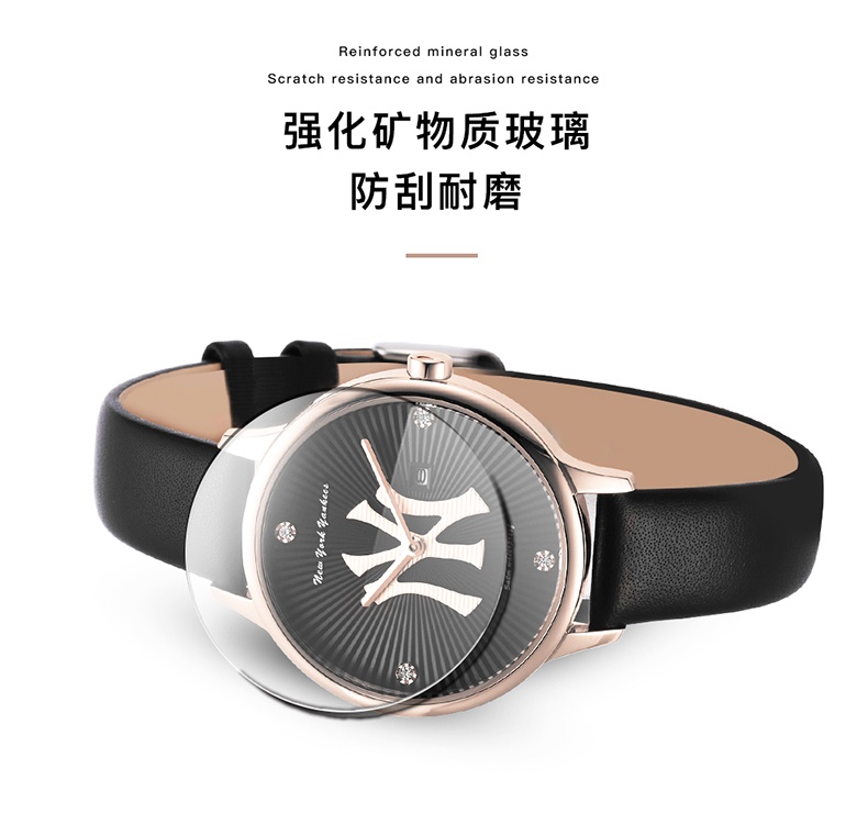 商品[国内直发] MLB|MLB美职棒女神系列 潮流时尚镶钻学生百搭防水女表SD027,价格¥414,第14张图片详细描述