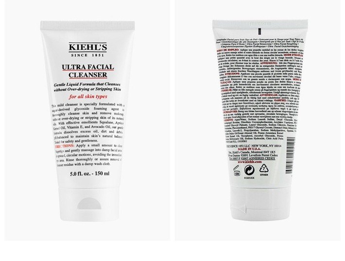 商品Kiehl's|科颜氏 高保湿洁面150ml 温和洁净不紧绷（香港直邮版本随机发）,价格¥322,第10张图片详细描述