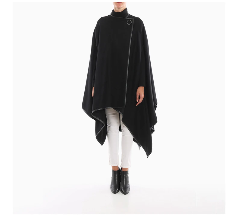 商品PINKO|PINKO 女黑色女士斗篷 1B144R-6192Z99,价格¥1755,第6张图片详细描述
