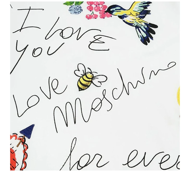 商品[国内直发] Moschino|MOSCHINO 白色女士卫衣/帽衫 W630704-E1762-A00,价格¥1440,第6张图片详细描述