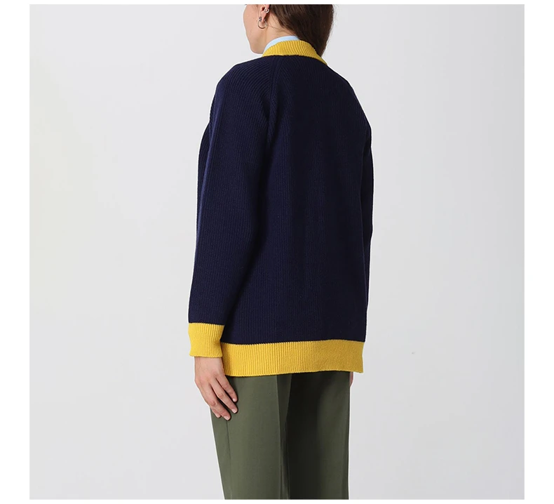 商品Marni|MARNI 藏青色女士针织衫/毛衣 CDMD0256Q1-UFH440-MXB84,价格¥2919,第6张图片详细描述