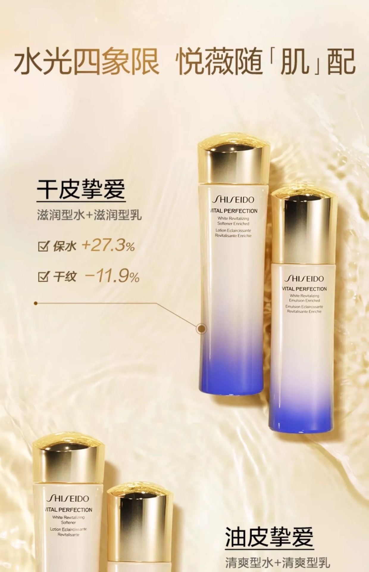 商品Shiseido|SHISEIDO【买赠活动】资生堂悦薇珀翡紧颜（滋润型）水乳150ml/100m,价格¥391,第6张图片详细描述