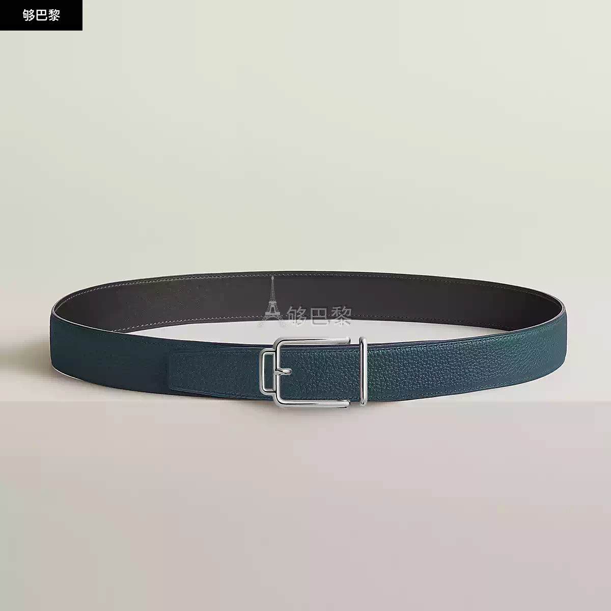 商品Hermes|【预售】 爱马仕 25春夏 男士 腰带 Boucle de ceinture réversible Volte-face & Cuir de ceinture réversible 32 mm H011779UK05 | H073967CAAD ,价格¥8503,第4张图片详细描述