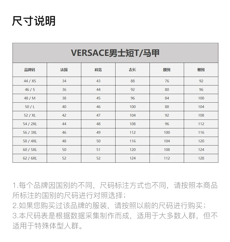 商品Versace|VERSACE 范思哲 男士红色T恤 A81548-A201952-A041,价格¥1719,第3张图片详细描述