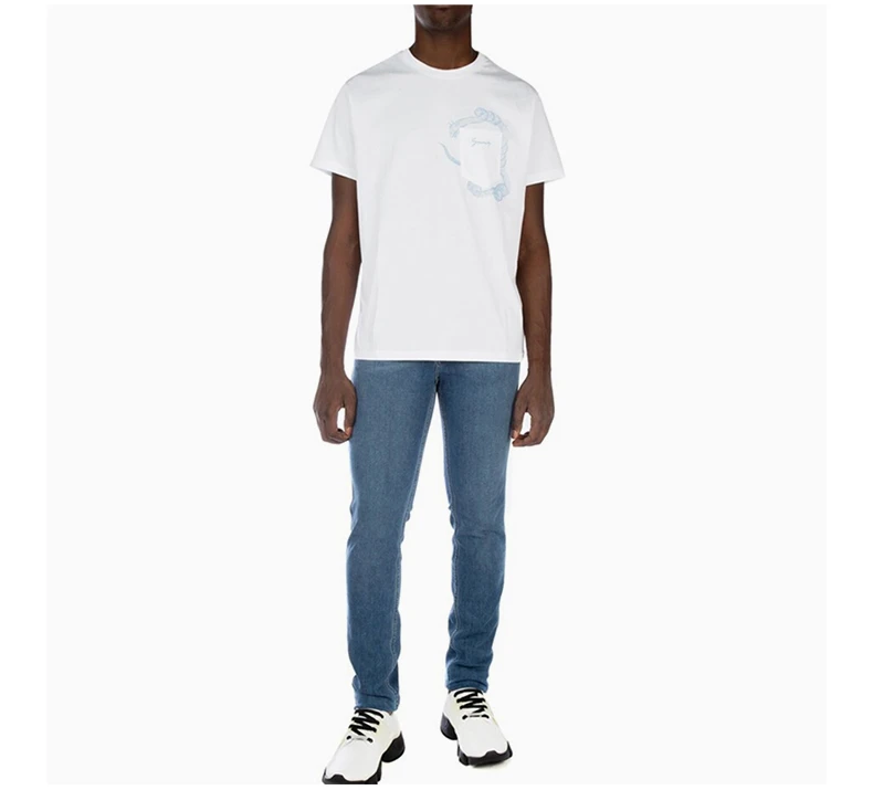 商品Givenchy|GIVENCHY 白色男士T恤 BM70QE3002-100,价格¥1879,第5张图片详细描述