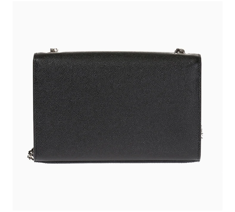 商品[国内直发] Yves Saint Laurent|YSL 圣罗兰 KATE系列女士金属LOGO装饰翻盖小号单肩斜挎链条包 469390-BOW0N-1000,价格¥20034,第4张图片详细描述