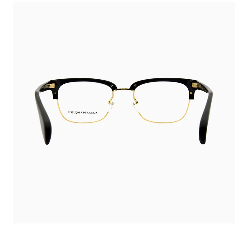 商品Alexander McQueen|Alexander McQueen 亚历山大·麦昆 中性平光镜 AM0044O-001,价格¥493,第5张图片详细描述