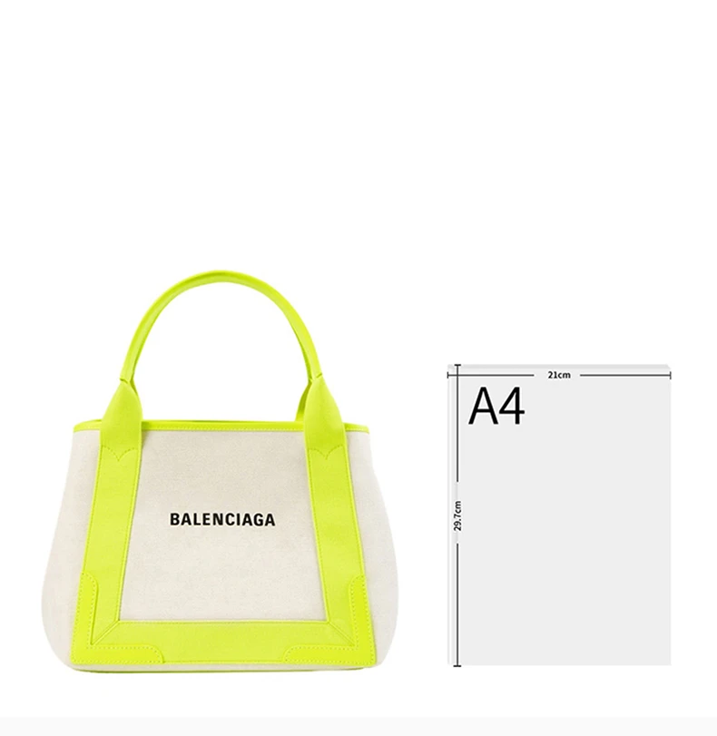商品[国内直发] Balenciaga|BALENCIAGA 女士黄色手提包339933-K9HAN-1072,价格¥6292,第4张图片详细描述