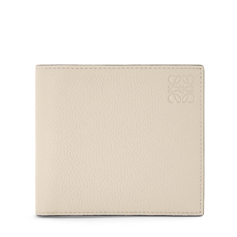 商品Loewe|LOEWE/罗意威 21春夏款 男士浅燕麦色粒面小牛皮方形双折钱包C660302X02-2461,价格¥3669,第2张图片详细描述