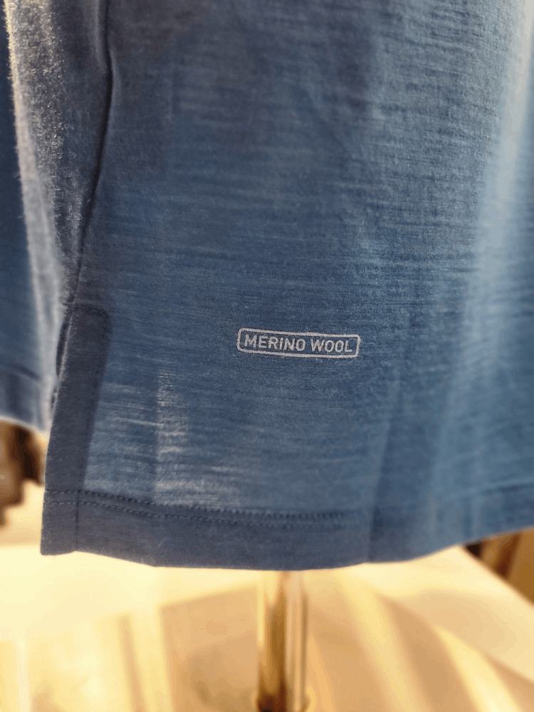 商品The North Face|【Brilliant|包邮包税】北面户外 女士 MERINO 毛 短袖 T恤 NT7UM33A BLU,价格¥291,第7张图片详细描述