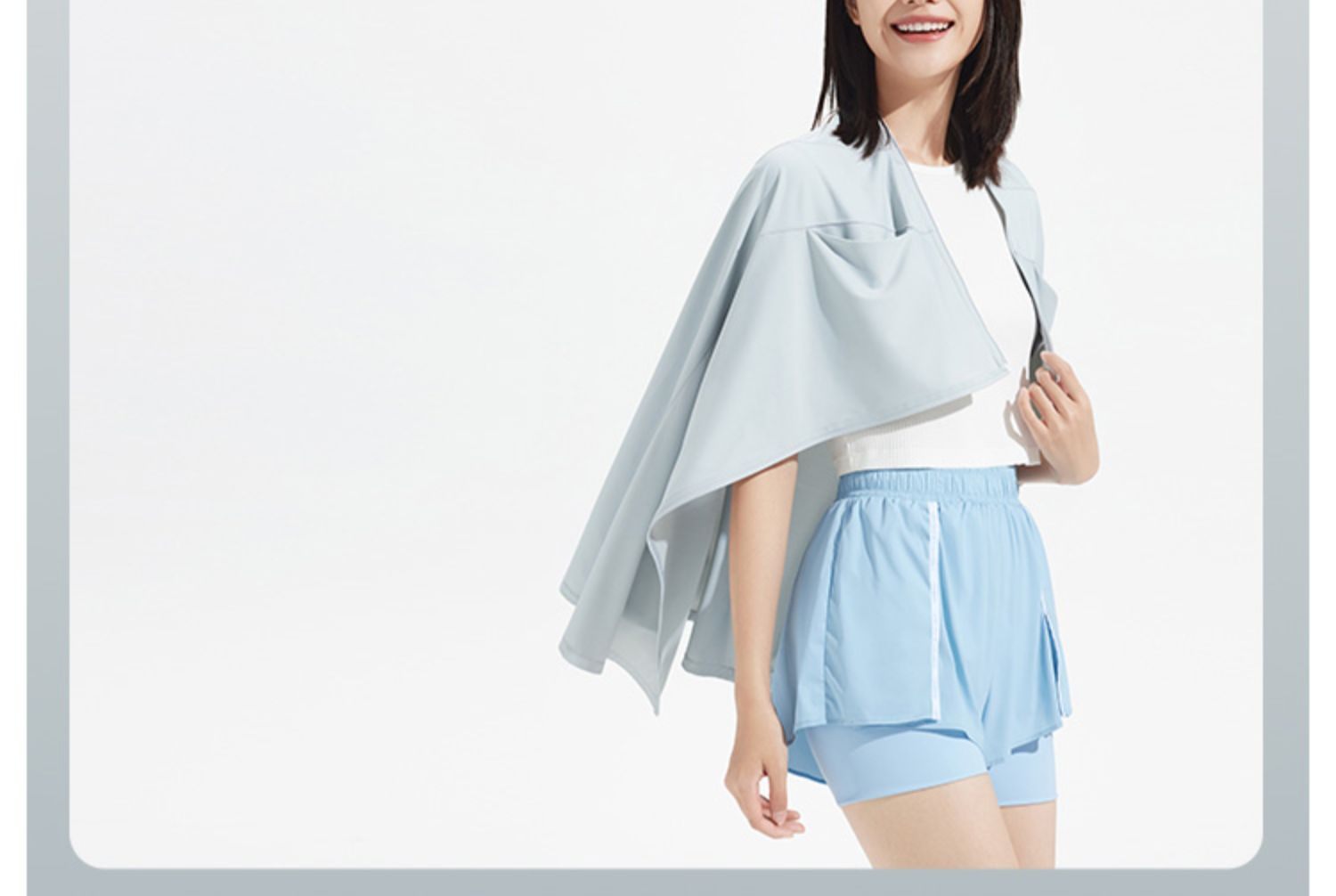 商品[国内直发] Beneunder|蕉下长款防晒衣AL118全身女夏可拆卸防紫外线户外凉感时尚防晒服,价格¥529,第15张图片详细描述