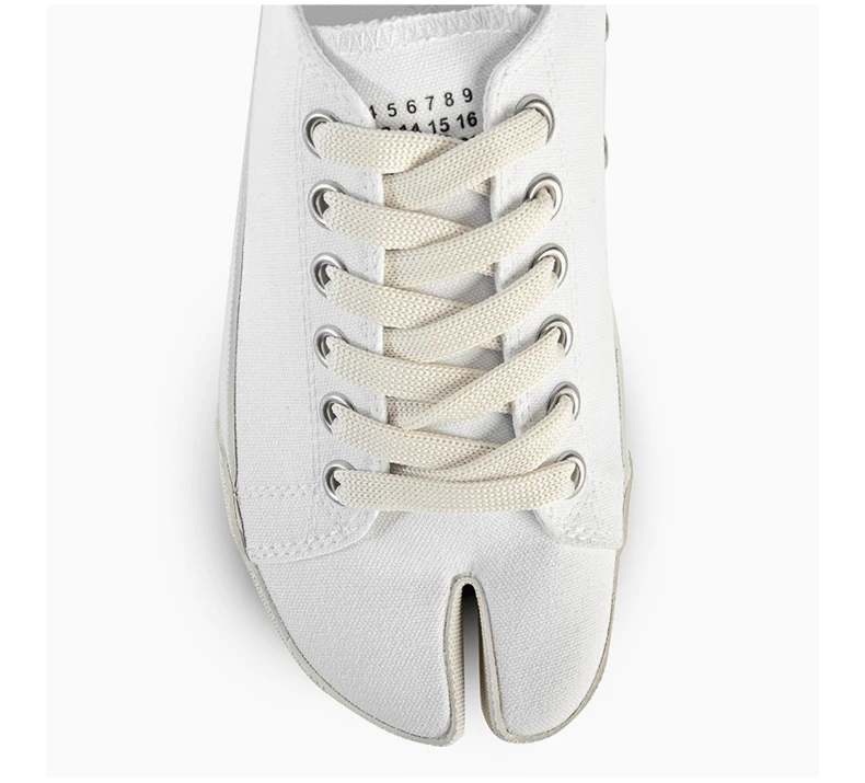 商品MAISON MARGIELA|MAISON MARGIELA 白色女士帆布鞋 S58WS0110-P1875-T1003,价格¥2073,第8张图片详细描述